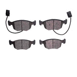 Dynamic Friction 1998-1999 Ford Contour Front 5000 Advanced Low Metallic Brake Pads by Dynamic Friction Company 1551-0762-00