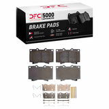 Dynamic Friction 1998-2007 Lexus LX470 Front 5000 Advanced Ceramic Brake Pads and Hardware Kit by Dynamic Friction Company 1551-0772-01
