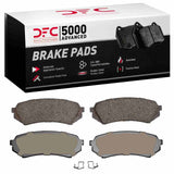 Dynamic Friction 1998-2007 Lexus LX470 Rear 5000 Advanced Ceramic Brake Pads by Dynamic Friction Company 1551-0773-00