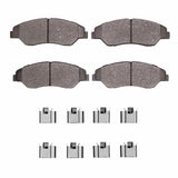 Dynamic Friction 1998-2002 Kia Sportage (USA/Canada) Front 5000 Advanced Semi Metallic Brake Pads and Hardware Kit by Dynamic Friction Company 1551-0774-01