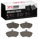 Dynamic Friction 1980-1997 Audi 90 Front 5000 Advanced Low Metallic Brake Pads by Dynamic Friction Company 1551-0780-00