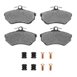 Dynamic Friction 1980-1996 Audi 90 Front 5000 Advanced Low Metallic Brake Pads and Hardware Kit by Dynamic Friction Company 1551-0780-02