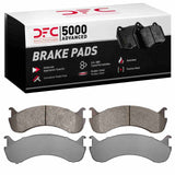 Dynamic Friction 1998-2025 Beaver Motorcoach Monterey Rear/Front 5000 Advanced Semi Metallic Brake Pads by Dynamic Friction Company 1551-0786-00