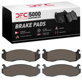 Dynamic Friction 1996-2006 Hummer H1 Front 5000 Advanced Semi Metallic Brake Pads by Dynamic Friction Company 1551-0788-00