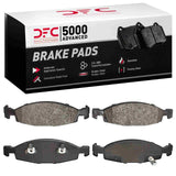 Dynamic Friction 1999-2002 Jeep Grand Cherokee Front 5000 Advanced Semi Metallic Brake Pads by Dynamic Friction Company 1551-0790-00