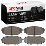 Dynamic Friction 1999-2004 Acura MDX Front 5000 Advanced Ceramic Brake Pads by Dynamic Friction Company 1551-0793-00