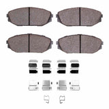 Dynamic Friction 1999-2004 Acura MDX Front 5000 Advanced Ceramic Brake Pads and Hardware Kit by Dynamic Friction Company 1551-0793-01