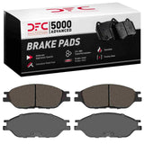 Dynamic Friction 1999-2003 Ford Windstar Front 5000 Advanced Semi Metallic Brake Pads by Dynamic Friction Company 1551-0803-00