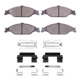 Dynamic Friction 1999-2004 Ford Mustang Front 5000 Advanced Ceramic Brake Pads and Hardware Kit by Dynamic Friction Company 1551-0804-01