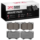Dynamic Friction 2000-2002 Toyota Sequoia Front 5000 Advanced Ceramic Brake Pads by Dynamic Friction Company 1551-0812-00