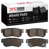 Dynamic Friction 1999-2010 Hyundai Azera Rear 5000 Advanced Ceramic Brake Pads by Dynamic Friction Company 1551-0813-00