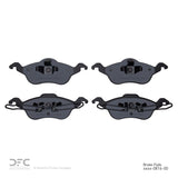 Dynamic Friction 2000-2004 Ford Focus Front 5000 Advanced Semi Metallic Brake Pads by Dynamic Friction Company 1551-0816-00