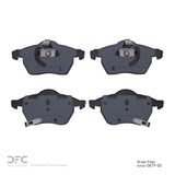 Dynamic Friction 1997-2010 Saab 900 Front 5000 Advanced Low Metallic Brake Pads by Dynamic Friction Company 1551-0819-00
