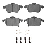 Dynamic Friction 1997-2010 Saab 9-5 Front 5000 Advanced Low Metallic Brake Pads and Hardware Kit by Dynamic Friction Company 1551-0819-01