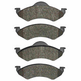 Dynamic Friction 2000-2002 Dodge Dakota RWD Front 5000 Advanced Semi Metallic Brake Pads by Dynamic Friction Company 1551-0820-00