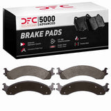 Dynamic Friction 2000-2002 Dodge Ram 3500 Front 5000 Advanced Semi Metallic Brake Pads by Dynamic Friction Company 1551-0821-00