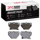 Dynamic Friction 2000-2008 Pontiac Vibe Rear 5000 Advanced Ceramic Brake Pads by Dynamic Friction Company 1551-0823-00