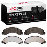 Dynamic Friction 1998-2024 Chevrolet LCF3500 Gas Engine Rear/Front 5000 Advanced Semi Metallic Brake Pads by Dynamic Friction Company 1551-0825-00