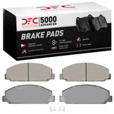 Dynamic Friction 1999-2024 Chevrolet W5500 Tiltmaster Rear/Front 5000 Advanced Semi Metallic Brake Pads by Dynamic Friction Company 1551-0827-00