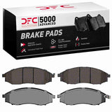 Dynamic Friction 2000-2023 BAIC BJ40 Front 5000 Advanced Semi Metallic Brake Pads by Dynamic Friction Company 1551-0830-00