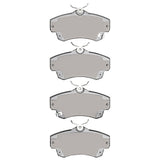 Dynamic Friction 2001-2010 Chrysler PT Cruiser Front 5000 Advanced Semi Metallic Brake Pads by Dynamic Friction Company 1551-0841-00