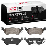 Dynamic Friction 2001-2007 Chrysler Town & Country Rear 5000 Advanced Semi Metallic Brake Pads by Dynamic Friction Company 1551-0858-00