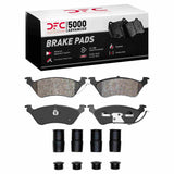 Dynamic Friction 2001-2007 Chrysler Town & Country Rear 5000 Advanced Semi Metallic Brake Pads and Hardware Kit by Dynamic Friction Company 1551-0858-01