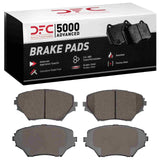 Dynamic Friction 2001-2005 Toyota RAV4 Front 5000 Advanced Ceramic Brake Pads by Dynamic Friction Company 1551-0862-00