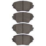 Dynamic Friction 2001-2005 Toyota RAV4 Front 5000 Advanced Ceramic Brake Pads by Dynamic Friction Company 1551-0862-00