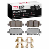Dynamic Friction 2001-2008 Acura MDX Rear 5000 Advanced Ceramic Brake Pads and Hardware Kit by Dynamic Friction Company 1551-0865-01