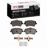 Dynamic Friction 2001-2011 Mercedes-Benz C230 Front 5000 Advanced Low Metallic Brake Pads and Hardware Kit by Dynamic Friction Company 1551-0872-03