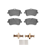 Dynamic Friction 2001-2011 Mercedes-Benz C230 Front 5000 Advanced Low Metallic Brake Pads and Hardware Kit by Dynamic Friction Company 1551-0872-03
