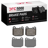 Dynamic Friction 2000-2005 Mercedes-Benz ML55 AMG Rear 5000 Advanced Low Metallic Brake Pads by Dynamic Friction Company 1551-0874-00