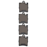 Dynamic Friction 1996-2011 Mercedes-Benz E300 Rear 5000 Advanced Low Metallic Brake Pads by Dynamic Friction Company 1551-0876-00