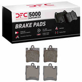 Dynamic Friction 1996-2011 Mercedes-Benz E300 Rear 5000 Advanced Low Metallic Brake Pads by Dynamic Friction Company 1551-0876-00