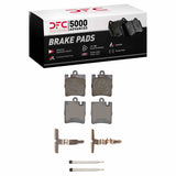 Dynamic Friction 1996-2011 Mercedes-Benz E320 Rear 5000 Advanced Low Metallic Brake Pads and Hardware Kit by Dynamic Friction Company 1551-0876-01