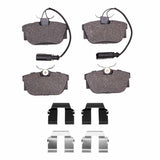 Dynamic Friction 2001-2003 Volkswagen EuroVan Rear 5000 Advanced Semi Metallic Brake Pads and Hardware Kit by Dynamic Friction Company 1551-0877-21