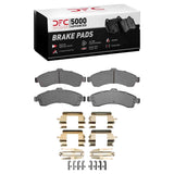 Dynamic Friction 2002-2005 Buick Rainier Front 5000 Advanced Ceramic Brake Pads and Hardware Kit by Dynamic Friction Company 1551-0882-01