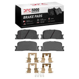 Dynamic Friction 2002-2006 Lexus ES330 Rear 5000 Advanced Ceramic Brake Pads and Hardware Kit by Dynamic Friction Company 1551-0885-01