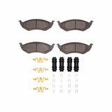 Dynamic Friction 1997-2002 Plymouth Prowler Rear 5000 Advanced Low Metallic Brake Pads and Hardware Kit by Dynamic Friction Company 1551-0896-01