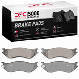 Dynamic Friction 2002-2006 Dodge Ram 1500 Pickup Front 5000 Advanced Semi Metallic Brake Pads by Dynamic Friction Company 1551-0897-00