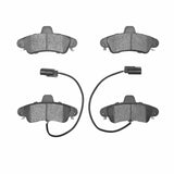 Dynamic Friction 2001-2004 Mercury Cougar Rear 5000 Advanced Semi Metallic Brake Pads by Dynamic Friction Company 1551-0899-00