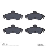 Dynamic Friction 1995-2004 Ford Contour Rear 5000 Advanced Semi Metallic Brake Pads by Dynamic Friction Company 1551-0899-10