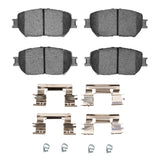 Dynamic Friction 2006-2015 Lexus IS250 Front 5000 Advanced Ceramic Brake Pads and Hardware Kit by Dynamic Friction Company 1551-0908-02