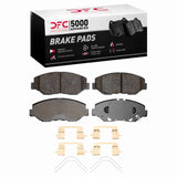 Dynamic Friction 2005-2016 Acura ILX Front 5000 Advanced Ceramic Brake Pads and Hardware Kit by Dynamic Friction Company 1551-0914-03