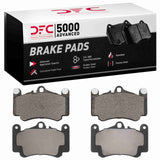 Dynamic Friction 1999-2012 Porsche 911 Front 5000 Advanced Low Metallic Brake Pads by Dynamic Friction Company 1551-0916-00