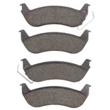 Dynamic Friction 2003-2011 Ford Ranger (USA/Canada) Rear 5000 Advanced Ceramic Brake Pads by Dynamic Friction Company 1551-0932-00
