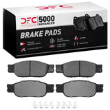 Dynamic Friction 2003-2005 Jaguar Vanden Plas Front 5000 Advanced Low Metallic Brake Pads by Dynamic Friction Company 1551-0933-00