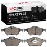 Dynamic Friction 2002-2008 MINI Cooper (Excl Clubman) Front 5000 Advanced Low Metallic Brake Pads by Dynamic Friction Company 1551-0939-00