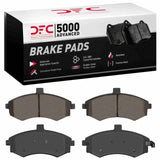 Dynamic Friction 2002-2005 Hyundai Elantra Front 5000 Advanced Ceramic Brake Pads by Dynamic Friction Company 1551-0941-00